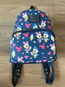 Donald & Daisy Duck Disney Parks Loungefly Mini Backpack - Picture 1 of 8