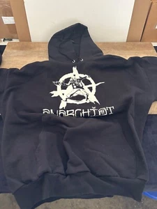Sudadera con Capucha Anarchist, Negra, Talla 2XL - Imagen 1 de 7