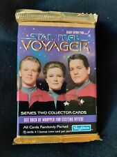 Vintage 1995 Star Trek Voyager SkyBox Trading Cards SEALED PACK 15 CARDS