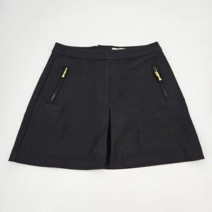 Kate Spade SKIRT THE RULES Skirt Size 14 Black School Pleated Front 35048 - Picture 1 of 14