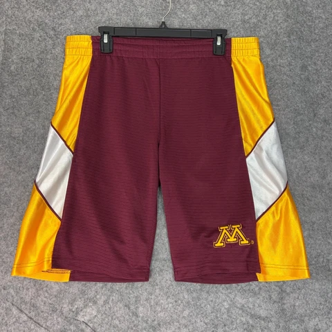 Minnesota Gophers Mens Shorts Small Maroon Gold NCAA Basketball Athletic College Cover