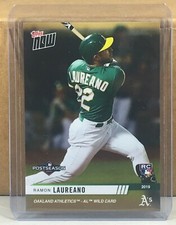 2019 TOPPS NOW POSTSEASON #PS-131 RAMON LAUREANO OAKLAND A'S RC PRINT RUN 121