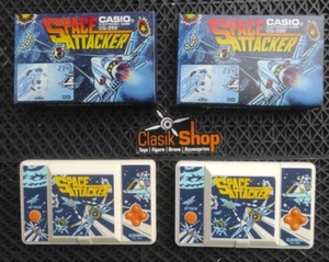 Casio Space Attacker LCD Spiel Vintage Videospiel CG-350 selten funktioniert Retro 1986 - Bild 1 von 6