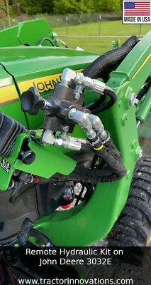 Kit hidráulico remoto - Tractores John Deere serie 2, 3, 4 - Simple 15 min. instalar Foto 1 de 4