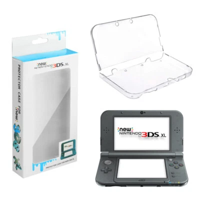 Custodia protettiva rigida cristallo trasparente per New Nintendo 3DS XL/LL - Immagine 1 di 4