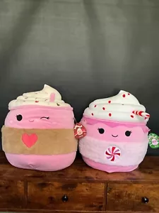 2 NWT  16" ORIGINAL Squishmallows 2024 ETHEL and 2025 JENNY; PLUS, a FREE Squish - Picture 1 of 8