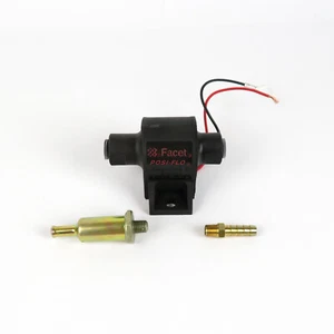 Genuine Facet Posi-Flow electric fuel pump 4.0-6PSI 60106 carb with unions - Picture 1 of 6