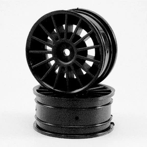 Felge 1:10 Aero 24 mm 15-Speichen schwarz 2 Stk Ersatzteil FAZER Kyosho 92012BK - Bild 1 von 1