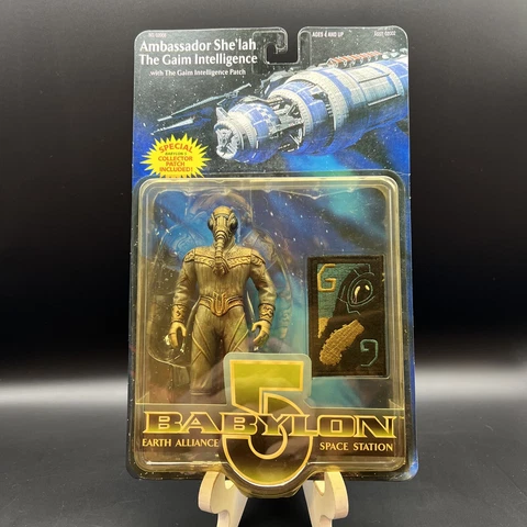BABYLON 5 AMBASSADOR SHE'LAH THE GAIM INTELLIGENCE N2 TOYS 1999 MOC **RARE** Cover