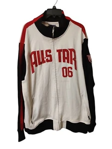 Reebok x NBA 2006 All Star Game Houston Full-Zip Jacket Red/Beige/Black Size L - Picture 1 of 10