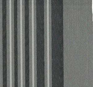 Fabric Remnant Grey & Metallic Stripe 24x25cm VillaNova Terrazzo Polyester - Picture 1 of 1