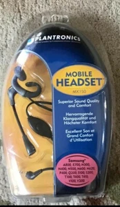 Plantronics MX150 Flexible Boom Headset For Samsung a800 e700 n300 n400 p400 + - Picture 1 of 3