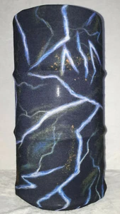 Lightning face sock bandana fishing,camping,motorcycle,ski mask,hiking - Picture 1 of 6