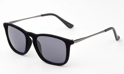 Halloween Velvet Colorful Sunglasses Party Fuzzy Square Eyewear Fuzzy Retro New - Image 1 of 2