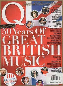 Q MAGAZINE "50 YEARS OF GREAT BRITISH MUSIC" 3/2008 ISSUE #260 - Imagen 1 de 1