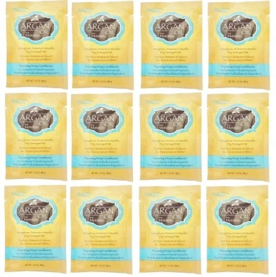 12X HASK Argan Oil From Morocco Repairing Deep Conditioner 1.75 oz FAST Shipping - Image 1 of 2
