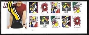 Scott #5796c IMPERFORATE (NO DIE-CUT) Roy Lichtenstein, Plate Block of 10, MNH - Picture 1 of 1