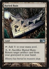 1x Buried Ruin LP, English MTG Magic 2012 (M12)