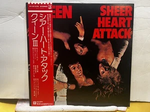 QUEEN - SHEER HEART ATTACK - 1975 NM JAPANESE PRESSING VINYL W/OBI & EVERYTHING. - Picture 1 of 10
