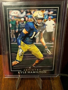 🔥 Kyle Hamilton 2022 SAGE Artistry RC #ART-KH *Ravens Pro Bowler S - Bild 1 von 2