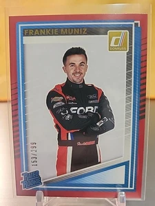 2025 Donruss Nascar Racing #99 Frankie Muniz Rated Rookie Red # 153 /299 - Picture 1 of 2
