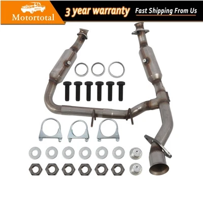 Catalytic Converter Set For 2009-2014 Ford F150 5.0L 5.4L V8 LH + RH Side Y Pipe - Image 1 of 4