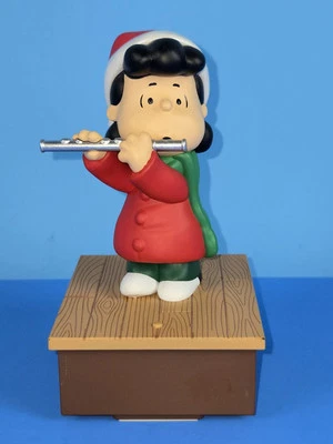 HALLMARK 2011 PEANUTS WIRELESS CHRISTMAS BAND  Lucy Playing Flute NOT WORKING - Image 1 of 4