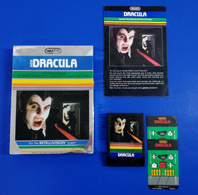 iMagic DRACULA Intellivision CIB Vintage Video Game Manual Overlays Complete