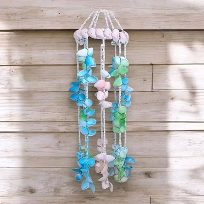Shell Wind Chimes Handmade Design Vintage Hanging Home Decorative & Gift - Image 1 of 4