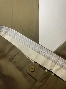 Zanella 33 x 30 braun Todd gerade superfeine 100 % Wolle Herren Anzughose - Bild 1 von 5