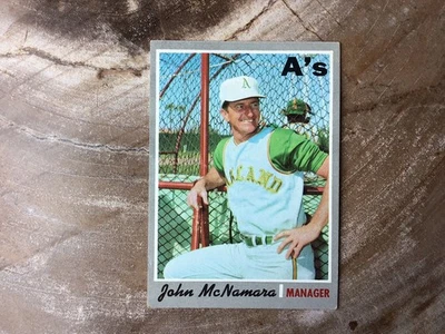 1970 Topps - High # John McNamara #706 (RC) - Image 1 of 2