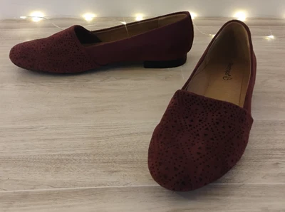 Zapatos planos de ballet Baretraps para mujer de cuero sintético 8M sin cordones Foto 1 de 4