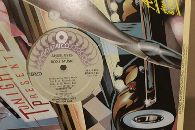 Roxy Music Angel Eyes beautiful promo 12" on Atco 1979 non-LP vocal remix - Image 1 of 2