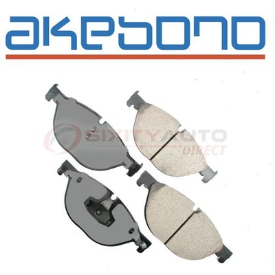 Akebono EURO Front Disc Brake Pad Set for 2011-2015 BMW 550i xDrive - ug - Image 1 of 4