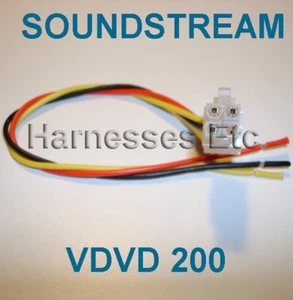 Arnés de cables SOUNDSTREAM VDVD200 VDVD 200 reproductor de DVD - Imagen 1 de 1