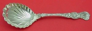 Heraldic by Durgin Sterling Silver Berry Spoon Fluted 8 1/2" - Picture 1 of 2