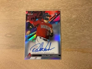 2021 Topps Finest Baseball Daulton Varsho Refractor Rookie Auto #FA-DV - Picture 1 of 2