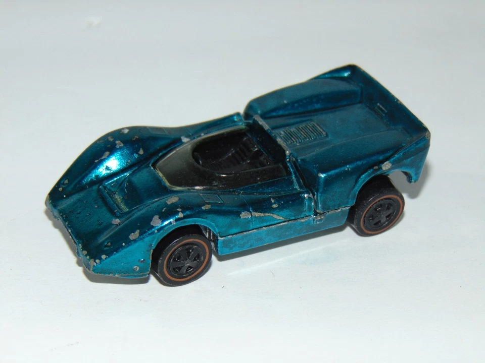 Vintage Hot Wheels Redline McLaren M6A 1968 Aqua w/ black interior - Image 1 of 4