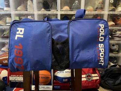винтажный polo sport ralph lauren 1997 синий спортивная сумка - Изображение 1 из 4