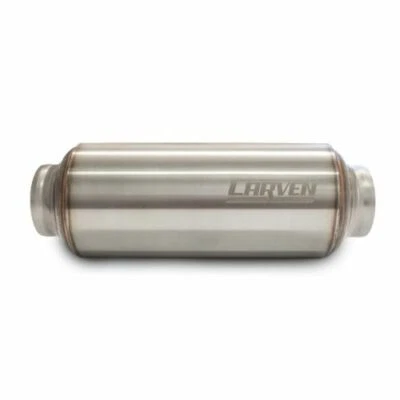 Carven Exhaust TR Performance Muffler C/C 2.5" In 5" Out 15" Body Length - Image 1 of 4