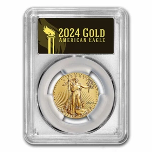 2024 1/2 oz American Gold Eagle MS-70 PCGS (FDI,Black Label) - Picture 1 of 4