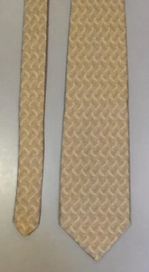 ROBERT TALBOTT Silk Tie Yellow Gold Textured Limited Edition for Neiman Marcus - Picture 1 of 6