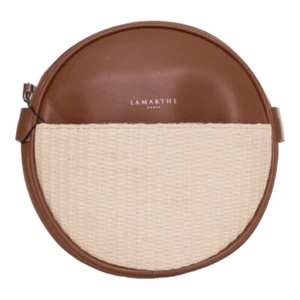 Lamarthe PURE Women's Leather Fanny Pack Hip Bag Shoulder Bag Cognac New - Picture 1 of 2