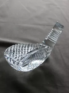 Waterford Crystal Golf Club Head Paperweight - Ex Cond - Stamped - Picture 1 of 6
