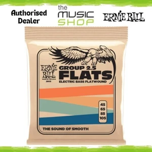 Ernie Ball Group 2.5 Stainless Steel Flatwound Bass Guitar Strings 45-105 - 2805 - Picture 1 of 2