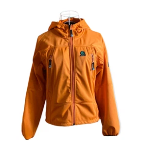 Clover Jacket Women Small Softshell One Layer Orange Sport Walking Size XS - Picture 1 of 15