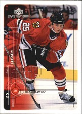 1998-99 Upper Deck MVP Chicago Blackhawks Hockey Card #47 Daniel Cleary