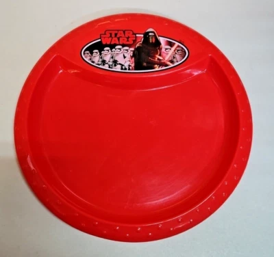 Zak Designs 8.5" Plastic Star Wars Plate; Red - Image 1 of 4