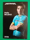 Cyclisme Carte Cycliste Pello Bilbao Équipe Astana 2018