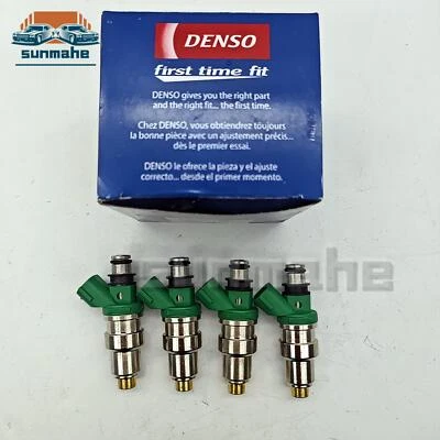 4X 23250-11110 DENSO Fuel Injectors For Toyota Tercel Paseo 1.5L 1995-1998 NEW Foto 1 de 4